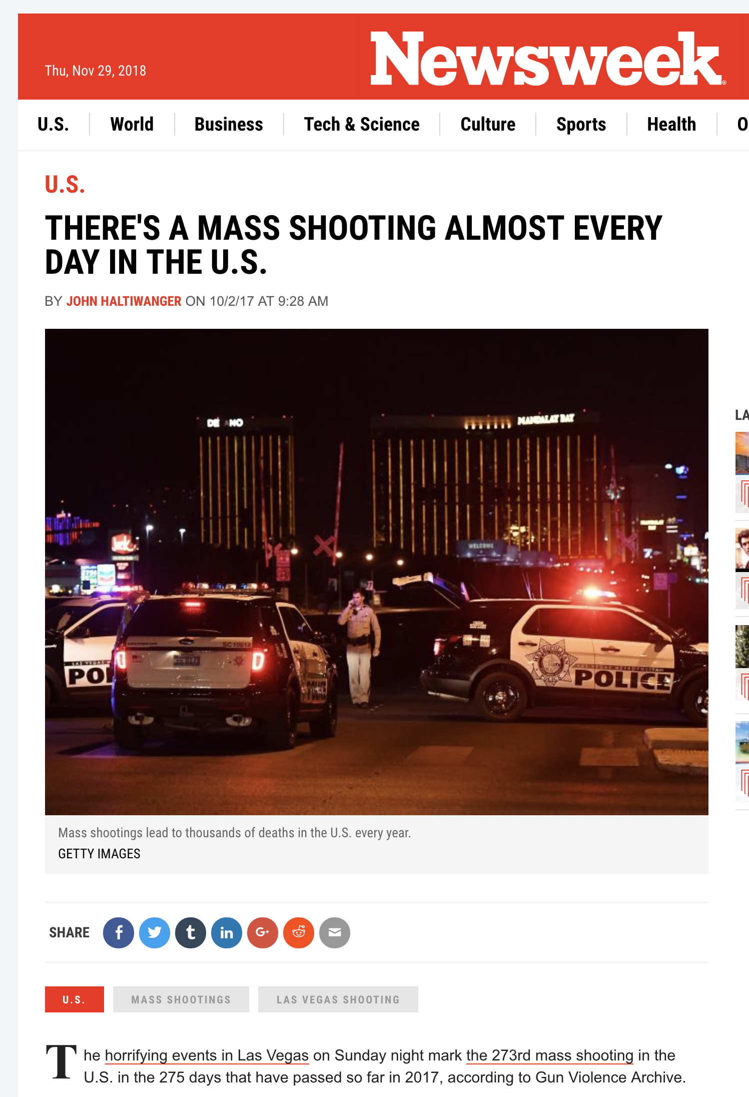 mass shooting common