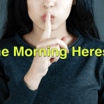 Woman making Shhhhh gesture